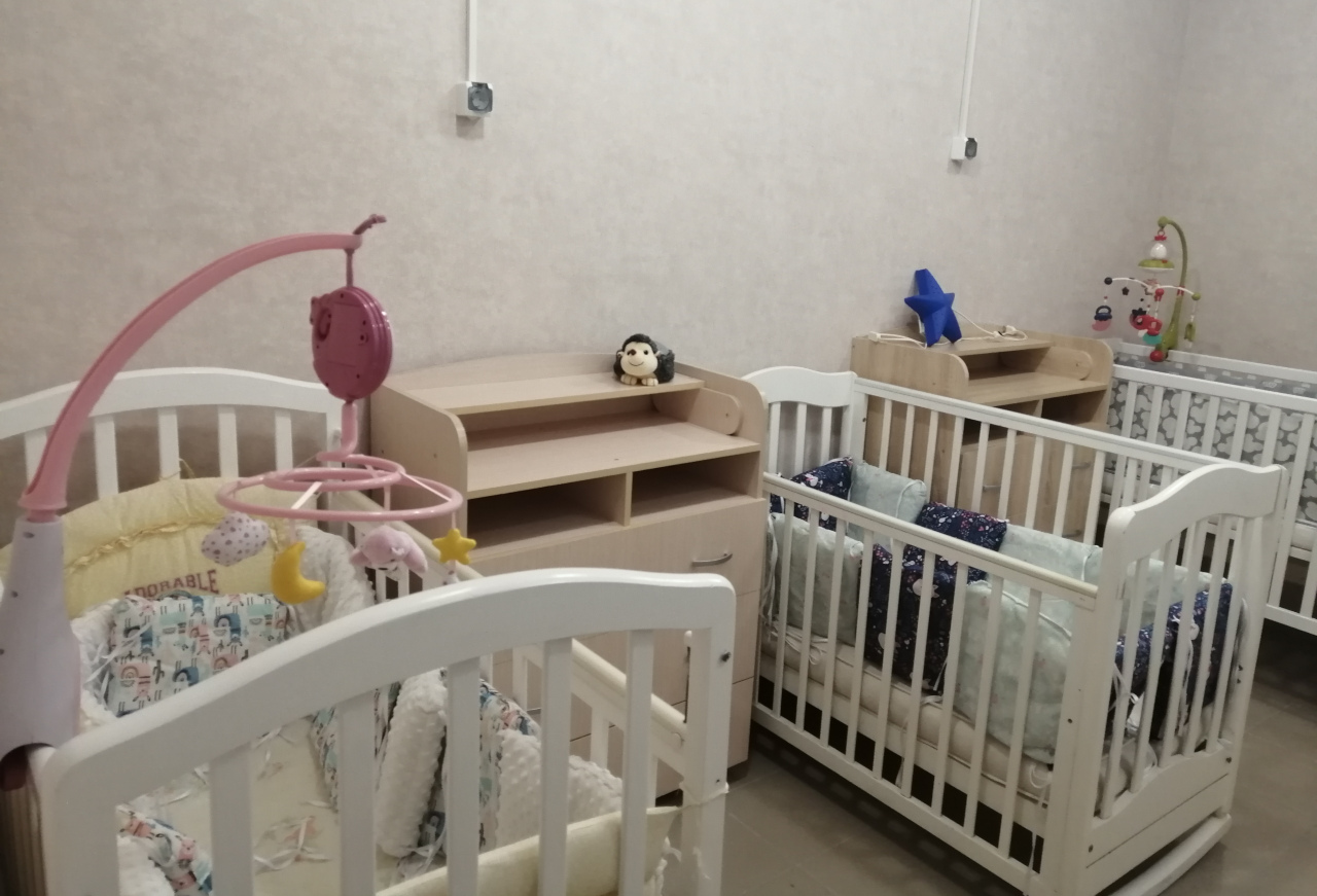 #СПАСИБО! Ремонт в помещении для молодых мам в Азовском центре завершился