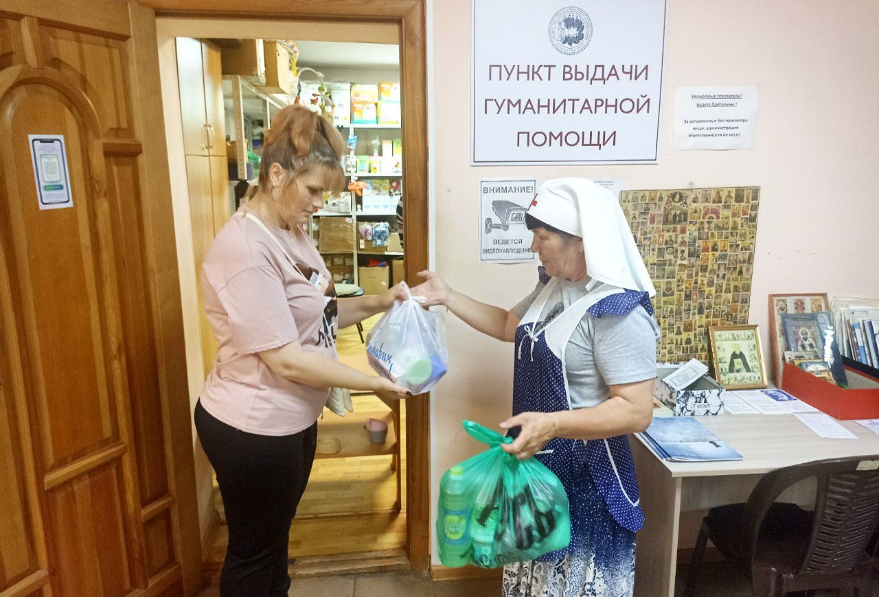 Штаб помощи беженцам в Белгороде нуждается в продуктах питания
