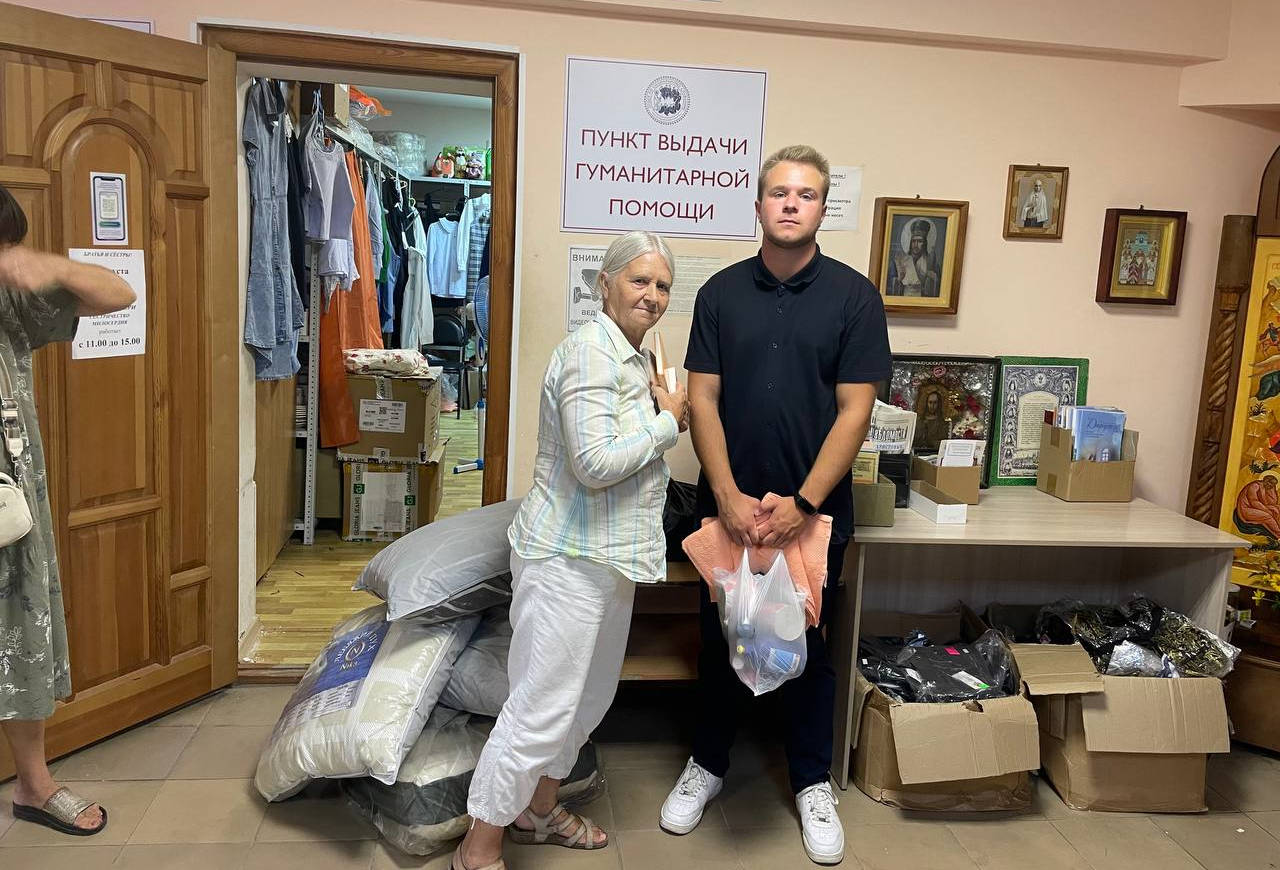 #Спасибо! 125 постельных наборов передали беженцам в Белгородской области