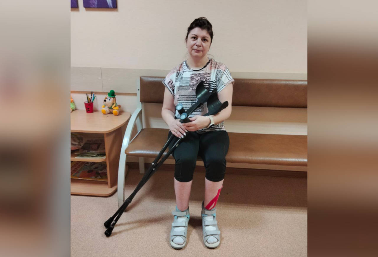 #Спасибо! Теперь Светлана Краева может самостоятельно передвигаться на подлокотных костылях.